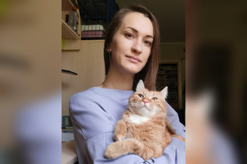 «Каждый день - маленькая победа»: волонтер из Екатеринбурга спасает кота-эпилептика