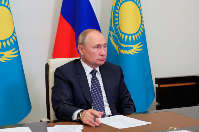 Путин назвал направления работы РФ с Казахстаном в сфере экологии